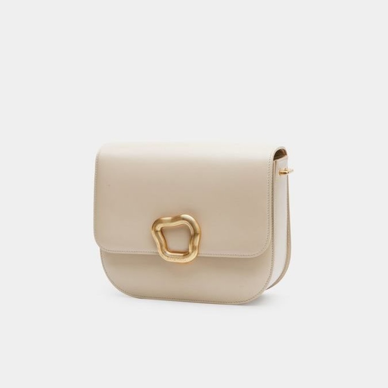 Songmont Large Reset Tofu Crossbody Taske Hvide | 0672-CXPWB